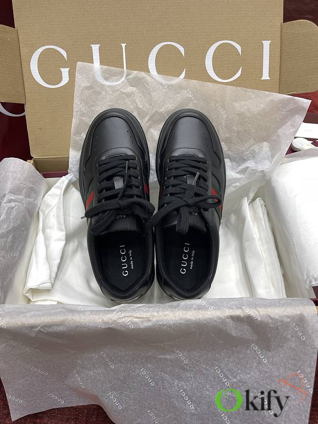 Okify Gucci Black Men Chunky Sneakers - 1