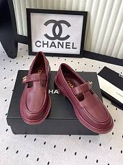 Okify CC Red Burgundy Women Loafers - 3