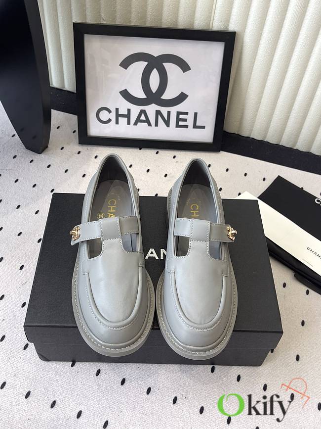 Okify CC Gray Women Loafers - 1