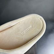 Okify Balenciaga Chateau Cream White Slippers - 5