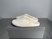 Okify Balenciaga Chateau Cream White Slippers - 1