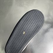 Okify Balenciaga Chateau Black Leather Slippers - 3
