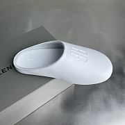 Okify Balenciaga Chateau Light Blue Slippers - 4