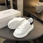 Okify Alexander McQueen White And Black Kid Sneakers - 4