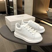 Okify Alexander McQueen White Kid Sneakers - 5