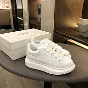 Okify Alexander McQueen White Kid Sneakers - 1