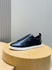 Okify Christian Louboutin Black Low Top Men Sneakers - 3