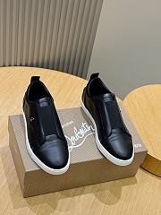 Okify Christian Louboutin Black Low Top Men Sneakers - 6