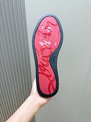 Okify Christian Louboutin Full Black Low Top Men Sneakers - 6