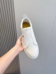 Okify Christian Louboutin White Low Top Men Sneakers - 3