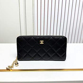 Okify CC Black Caviar Wallet 19.5×10×3cm