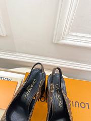 Okify Louis Vuitton Brown Platform High Heels - 4