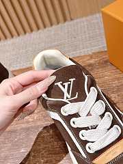 Okify Louis Vuitton Brown Sneakers - 3