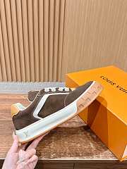 Okify Louis Vuitton Brown Sneakers - 2