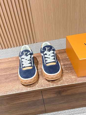 Okify Louis Vuitton Dark Blue Sneakers
