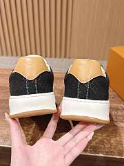 Okify Louis Vuitton Black Sneakers With Monogram - 5