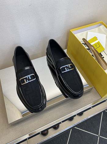 Okify Fendi Black Men Loafers 27869