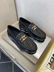 Okify Fendi Black Men Loafers 27870 - 6