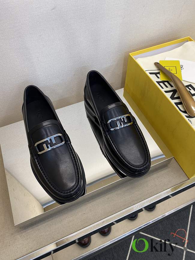 Okify Fendi Black Men Loafers 27872 - 1