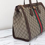 Okify Gucci GG Ophidia Top Handle Tote Bag 33x27.5x14.5cm - 2