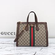 Okify Gucci GG Ophidia Top Handle Tote Bag 33x27.5x14.5cm - 1