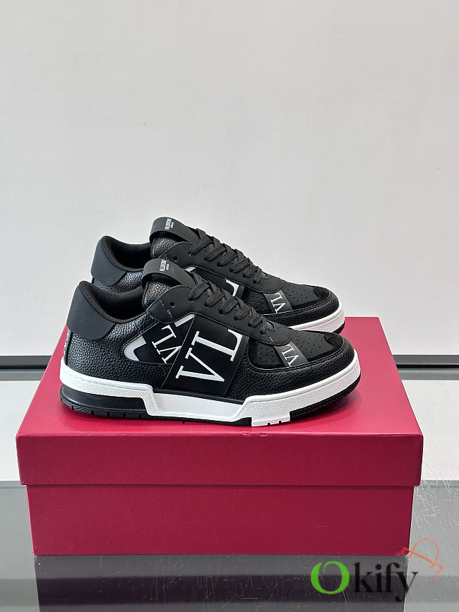 Okify Valentino Black Men Sneakers - 1