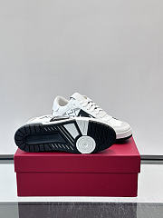 Okify Valentino White And Black Men Sneakers - 5