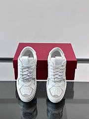 Okify Valentino White And Beige Men Sneakers 2 - 2