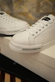 Okify Dolce & Gabbana Portofino White Men Sneakers - 4