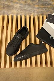 Okify Dolce & Gabbana Portofino Black Men Sneakers - 3