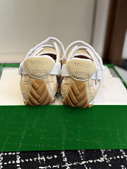 Okify Bottega Veneta Beige Sand Mary Jane Sneakers  - 2