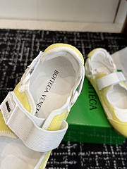 Okify Bottega Veneta Yellow Mary Jane Sneakers  - 3