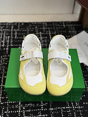 Okify Bottega Veneta Yellow Mary Jane Sneakers  - 1