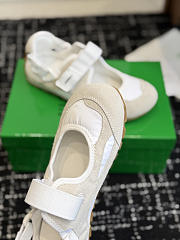 Okify Bottega Veneta Beige Mary Jane Sneakers  - 2