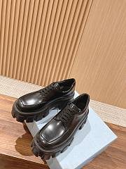 Okify Prada Derby Black Women Shoes - 5