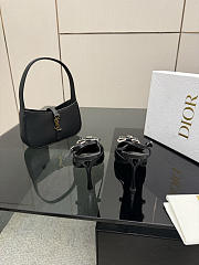 Okify Dior Bow Black High Heels 8.5cm - 4