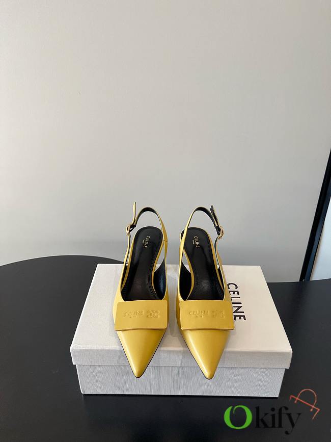 Okify Celine Yellow High Heels - 1