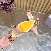 Okify Jimmy Choo Nude Mesh High Heels  - 2