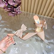 Okify Jimmy Choo Nude Mesh High Heels  - 3
