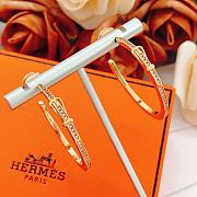Okify Hermes Rose Gold Earrings 27926 - 5