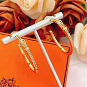 Okify Hermes Gold Earrings 27927 - 4
