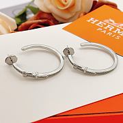 Okify Hermes Silver Earrings 27928 - 4