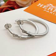 Okify Hermes Silver Earrings 27928 - 5