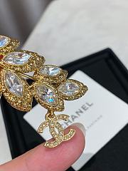 Okify CC Light Gold Rhinestone Brooch - 4