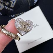 Okify CC Silver Heart Ring With Diamond - 1
