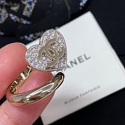 Okify CC Silver Heart Ring With Diamond - 2