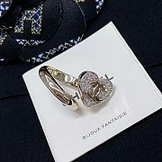 Okify CC Silver Heart Ring With Diamond - 6