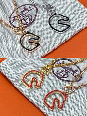 Okify Hermes Horse Head Necklace - 3