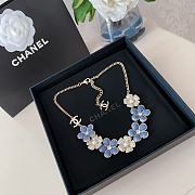 Okify CC Blue Flower Necklace 1 - 5