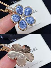 Okify CC Blue Flower Necklace 2 - 3